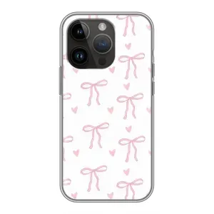 Чохол з бантиками на Епл 14 Про Макс (Маленькі бантики)
