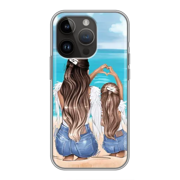 Чохол з принтом «Мама з донькою» для iPhone 14 Pro Max Чохол з принтом «Мама з донькою» для iPhone 14 Pro Max