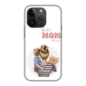 Чехлы для мамы на iPhone 14 Pro Max (Мама и сын)