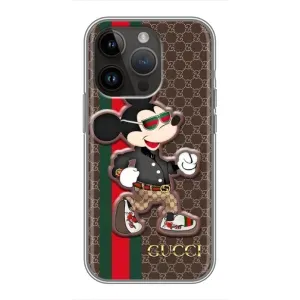 Чохол з принтом «Маус Гуччі» для iPhone 14 Pro Max