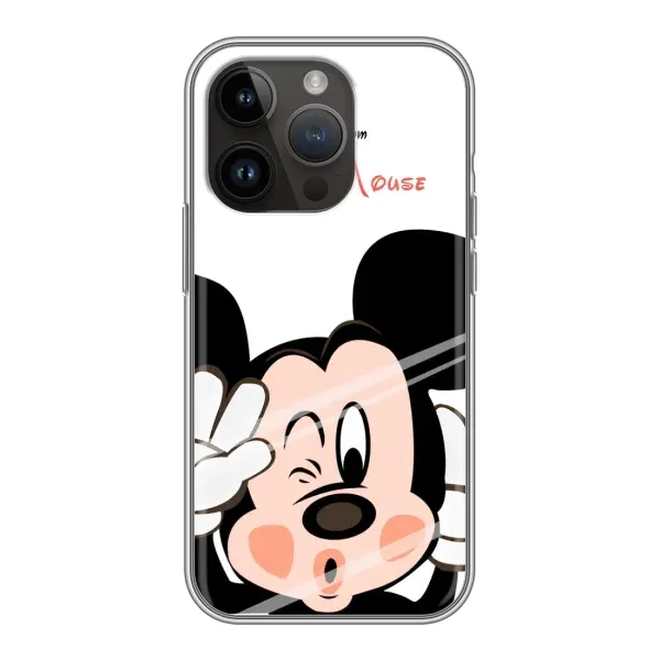 Чехол с принтом «Маус Микки» для iPhone 14 Pro Max Чехол с принтом «Маус Микки» для iPhone 14 Pro Max