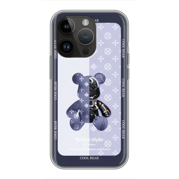 Чохол з принтом «Медведик LV» для iPhone 14 Pro Max