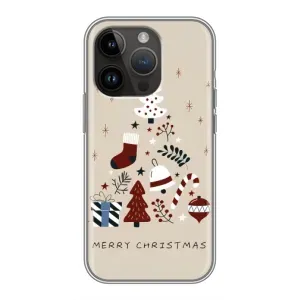 Рождественские Чехлы для iPhone 14 Pro Max (VPrint) (Merry Christmas)