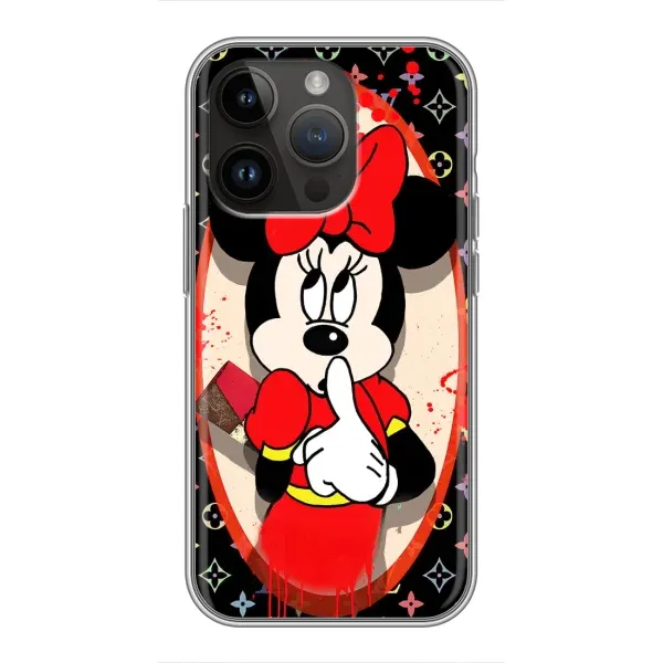 Чехол с принтом «Минни Маус ЛВ» для iPhone 14 Pro Max