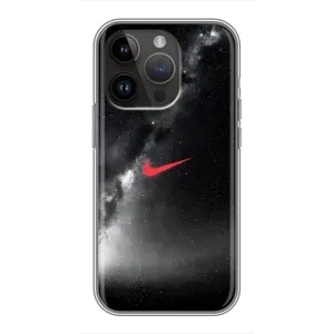 Чохол для iPhone 14 Pro Max - з принтом Найк (AlphaPrint) (Найк червоний)