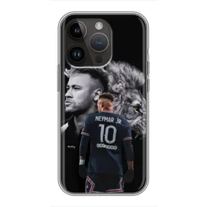 Чехол Неймар для iPhone 14 Pro Max (AlphaPrint) (Неймар Лев)