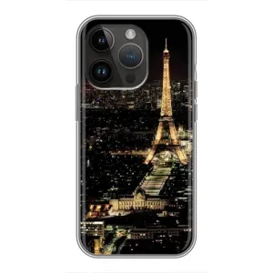 Чехол Эйфелева Башня для iPhone 14 Pro Max - (AlphaPrint) (Ночной Париж)