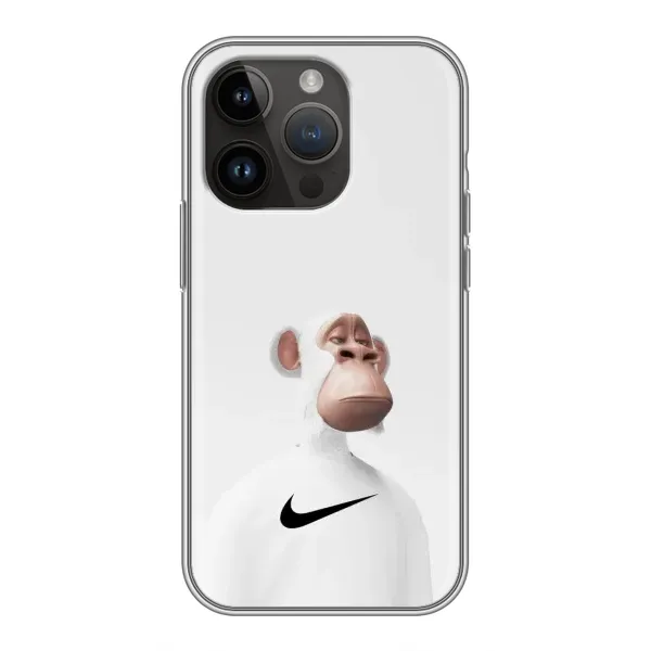 Чохол з принтом «мавпа NFT Nike» для iPhone 14 Pro Max
