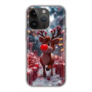 Яскравий чохол для iPhone 14 Pro Max з Зимові Оленята (Олень серед подарунків)