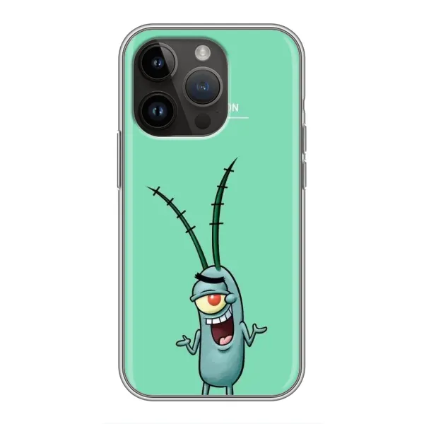 Чохол з принтом «Персонаж Планктон» для iPhone 14 Pro Max