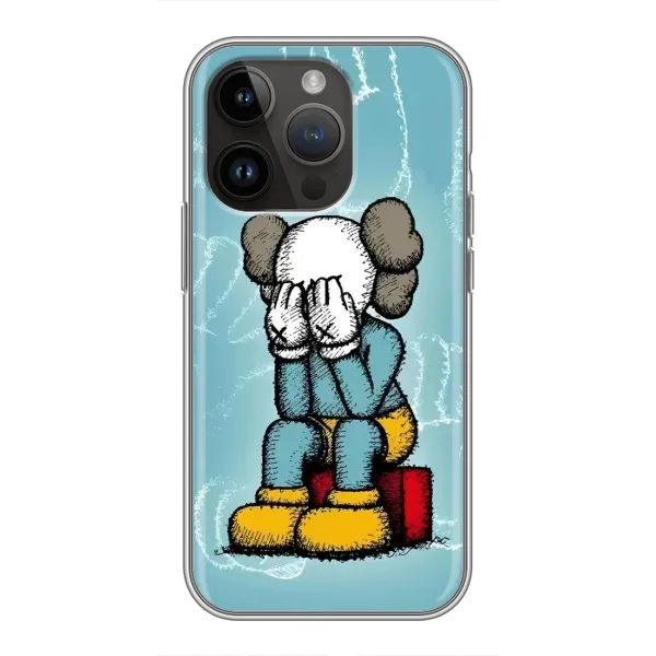 Чохол з принтом «Плач Bearbrick» для iPhone 14 Pro Max