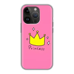 Чехол с картинкой (Стильные) для Айфон 14 Про Макс - (AlphaPrint) (Princess)