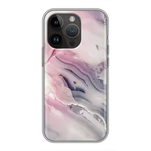 Мраморний чехол на iPhone 14 Pro Max (VPrint) (Пурпурний Мрамор)