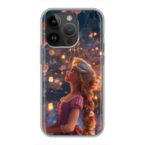 Чехол Рапунцель для iPhone 14 Pro Max (Рапунцель фонарики)