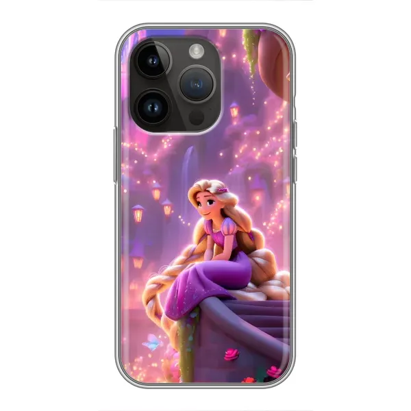 Чехол с принтом «Рапунцель в замке» для iPhone 14 Pro Max