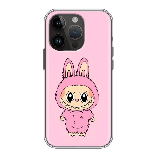 Чохол з принтом «Рожевий Лабубу» для iPhone 14 Pro Max