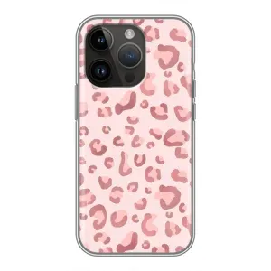 Чохол з розовим принтом для iPhone 14 Pro Max (Рожевий леопард)