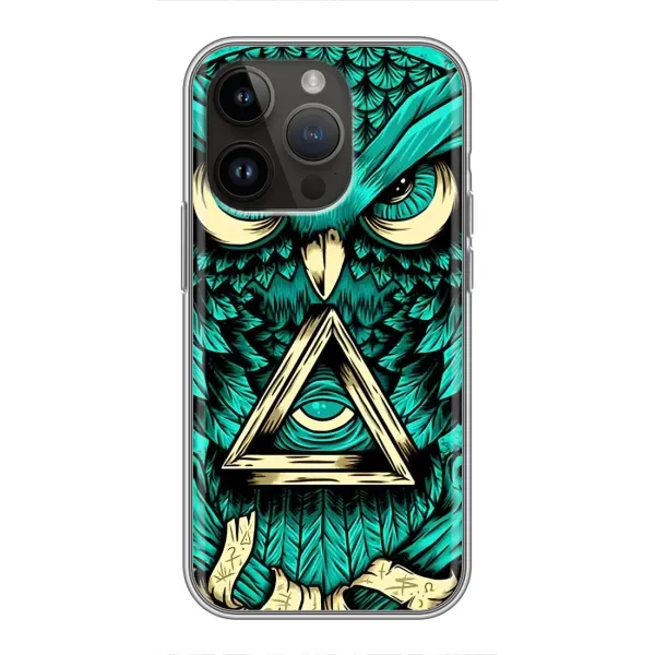 Чохол з принтом «Сова з оком» для iPhone 14 Pro Max