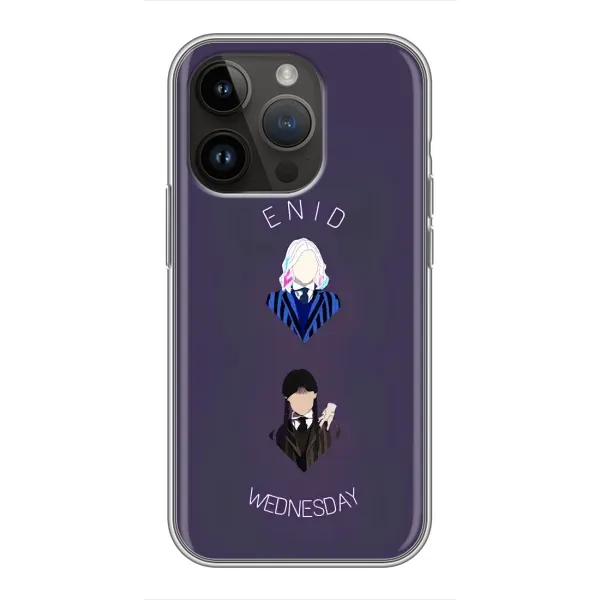 Чехол с принтом «Уэнздей и подруга» для iPhone 14 Pro Max