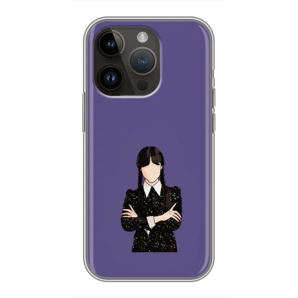 Чехол с принтом «Уэнздей в черном» для iPhone 14 Pro Max