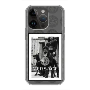 Чехлы VERSACE для Айфон 14 Про Макс (PREMIUMPrint)