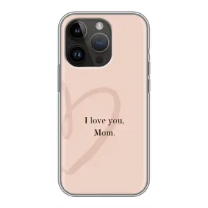 Чехлы для мамы на iPhone 14 Pro Max (Сердце маме)