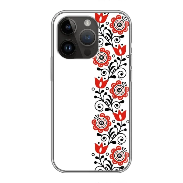 Чохол з принтом «Яскрава вишиванка» для iPhone 14 Pro Max Чохол з принтом «Яскрава вишиванка» для iPhone 14 Pro Max