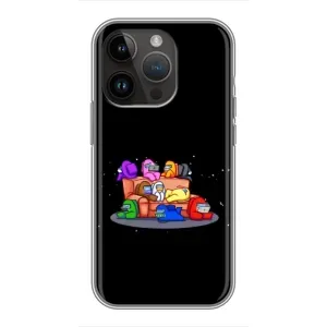Чехол Амонг Ас для iPhone 14 Pro (AlphaPrint) (Амонг-ас)
