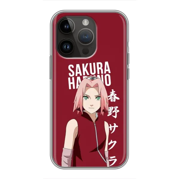 Чехол с принтом «Аниме Сакура» для iPhone 14 Pro
