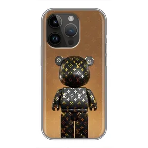 Чохли для iPhone 14 Pro - Bearbrick Louis Vuitton (PREMIUMPrint)