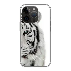 Чохол з принтом «Білий Тигр» для iPhone 14 Pro