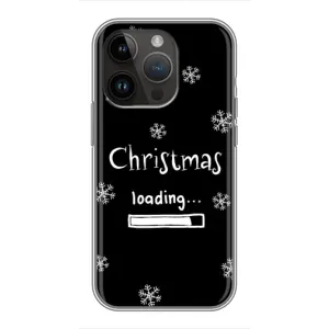 Рождественские, Праздничные Чехлы для Айфон 14 Про (Christmas loading)