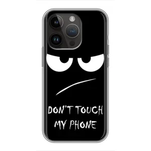 Чохол з принтом «Dont Touch» для iPhone 14 Pro
