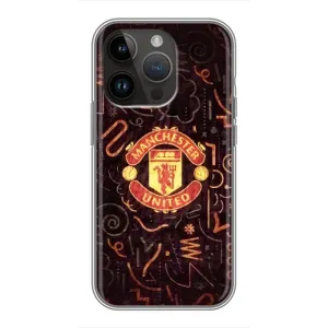 Чехол с принтом «эмблема МЮ» для iPhone 14 Pro