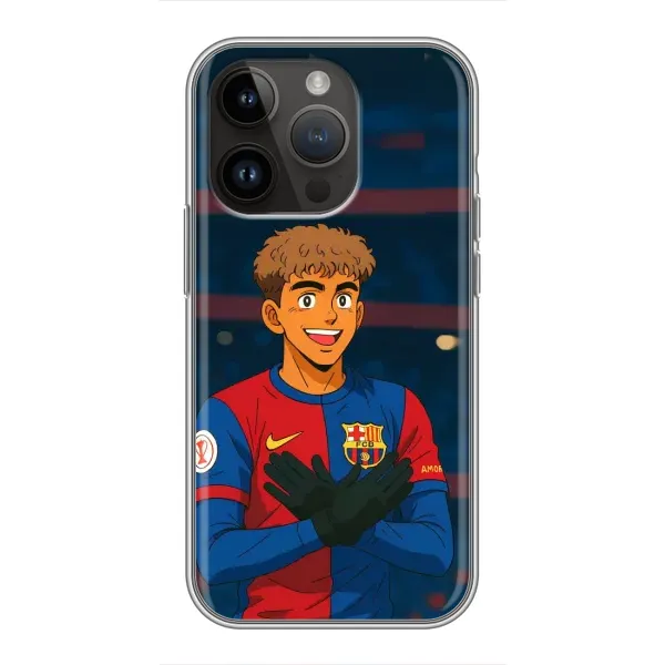 Чехол с принтом «Футболист Ямаль» для iPhone 14 Pro