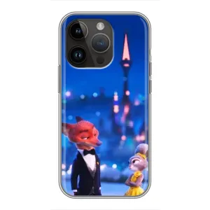 Чехол Зоотрополіс на iPhone 14 Pro (Романтический вечер Зверополис)