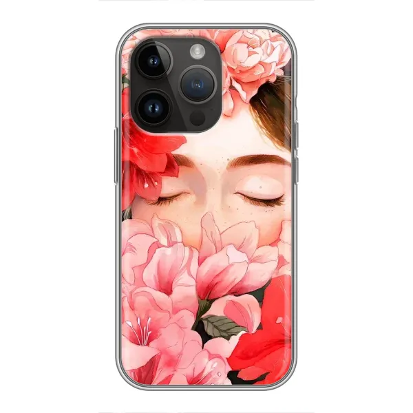 Чехол с принтом «Глаза в цветах» для iPhone 14 Pro Чехол с принтом «Глаза в цветах» для iPhone 14 Pro
