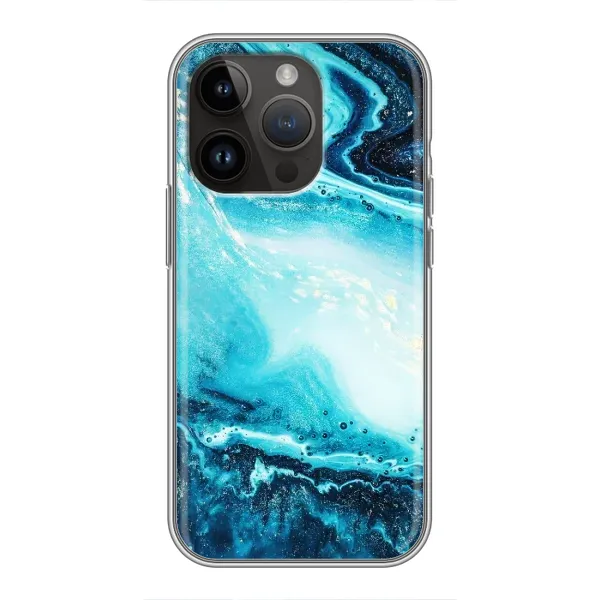Чохол з принтом «Блакитний мрамор» для iPhone 14 Pro Чохол з принтом «Блакитний мрамор» для iPhone 14 Pro