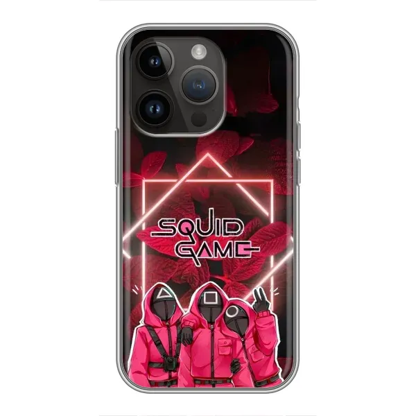 Чохол з принтом «Охоронці Гра кальмара» для iPhone 14 Pro Чохол з принтом «Охоронці Гра кальмара» для iPhone 14 Pro