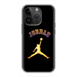 Чехлы для iPhone 14 Pro - с картинкой JORDAN (AlphaPrint) (Jordan Gold)