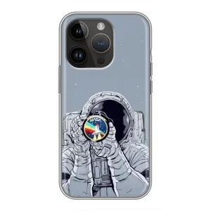 Чохол NASA для iPhone 14 Pro (AlphaPrint) (Космонавт фото)
