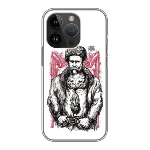 Чехлы для iPhone 14 Pro с принтом Тараса Шевченко (AlphaPrint) (Козак Шевченко)