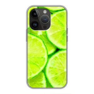 Чехлы с Фруктами для iPhone 14 Pro (VPrint) (Лайм)