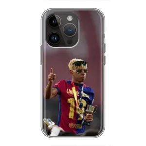 Чехол с футболистом Ламин Ямаль iPhone 14 Pro