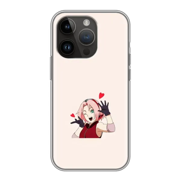 Чехол с принтом «Лайк Сакура» для iPhone 14 Pro