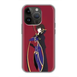 Чехлы Персонажи Аниме Наруто для iPhone 14 Pro (AlphaPrint) (Лелуш Ламперуж)