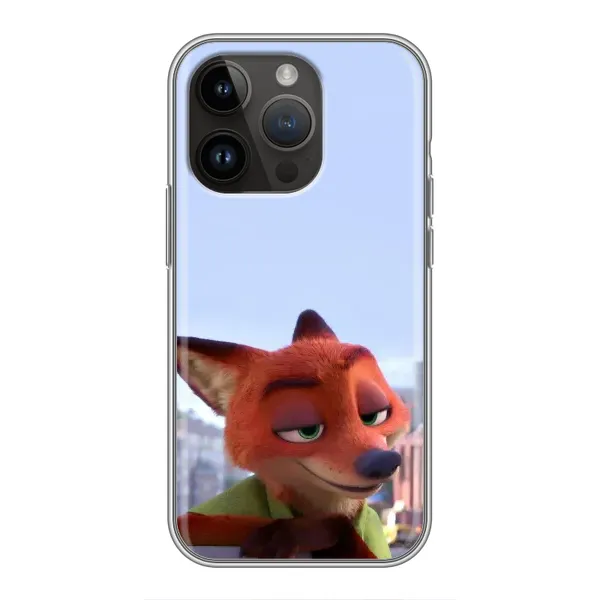 Чехол с принтом «Лис Ник» для iPhone 14 Pro