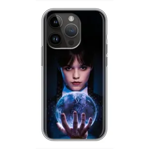 Чехол с дизайном Венздей 2 на iPhone 14 Pro (Магическая сфера Уэнздей)