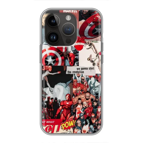 Чохол з принтом «Марвел Комикс» для iPhone 14 Pro