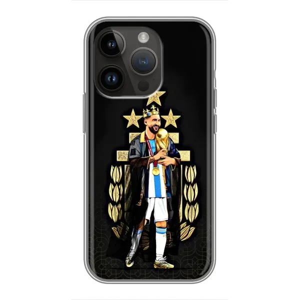 Чехол с принтом «Месси Король» для iPhone 14 Pro Чехол с принтом «Месси Король» для iPhone 14 Pro